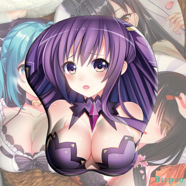 Date A Live Tohka Yatogami Tapis de Souris Seins