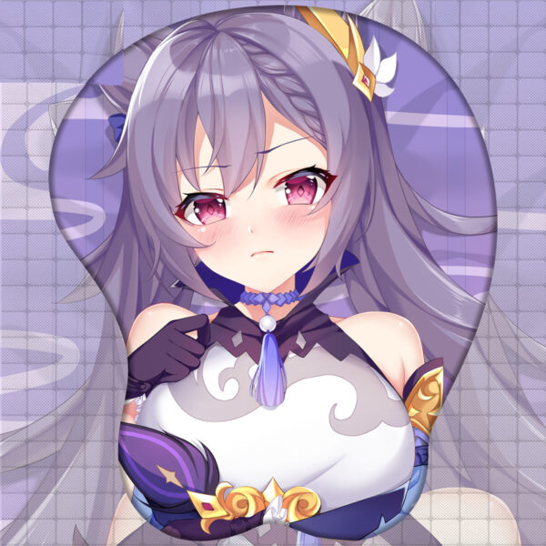 Keqing Tapis de Souris Fesses