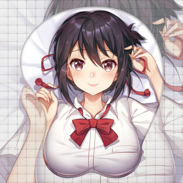Mitsuha Miyamizu Tapis de Souris Seins