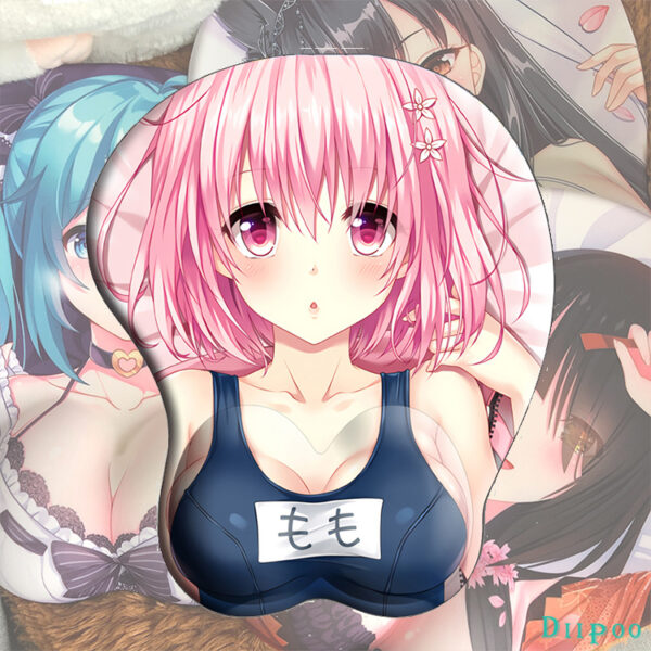 To LOVE-Ru Momo Belia Deviluke Tapis de Souris Seins