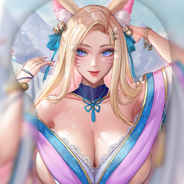 Ahri Tapis de Souris Seins Ver1