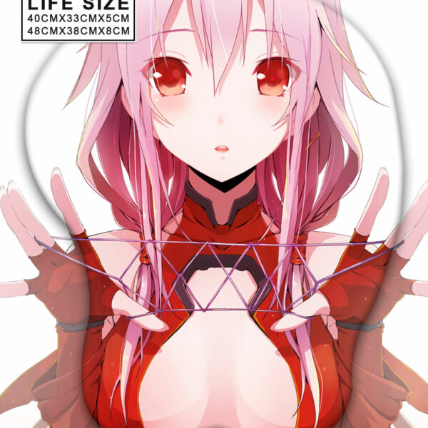 Inori Yuzuriha Tapis de Souris 3D Gros Seins