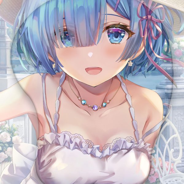 Re Zero Rem Tapis de Souris Seins Ver3