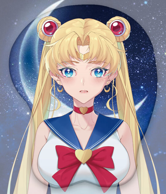 Sailor Moon Tapis de Souris Seins