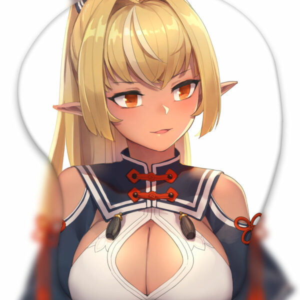 Shiranui Flare Korone Tapis de Souris Seins