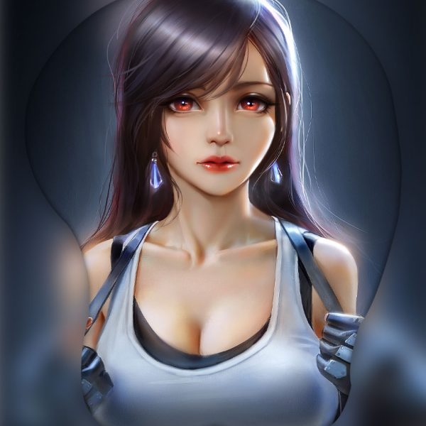Tifa Lockhart Tapis de Souris Seins Ver1