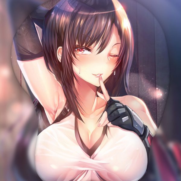 Tifa Lockhart Tapis de Souris Seins