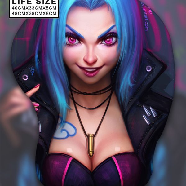 Jinx Tapis de Souris 3D Gros Seins