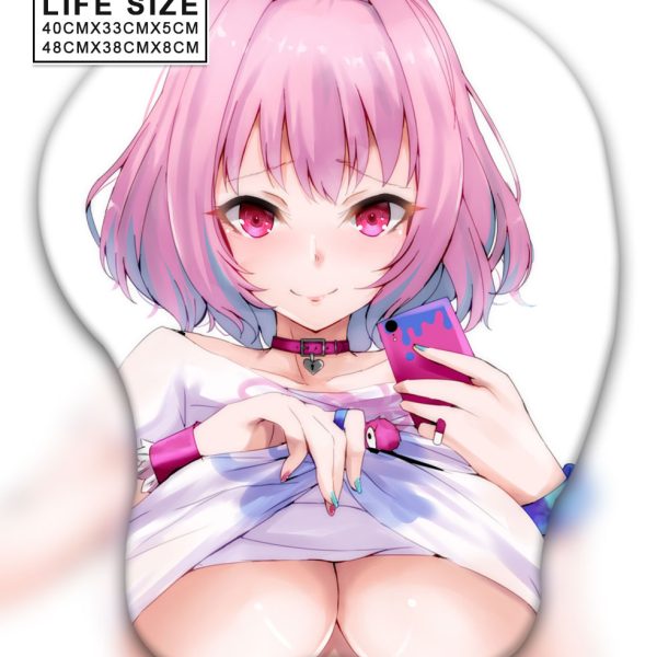Riamu Yumemi Tapis de Souris 3D Gros Seins