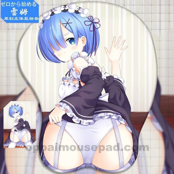 Re Zero Rem Tapis de Souris Fesses