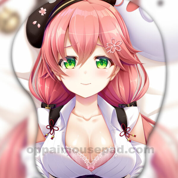 Sakura Miko Tapis de Souris 3D Gros Seins