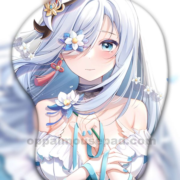 Shenhe Tapis de Souris 3D Gros Seins