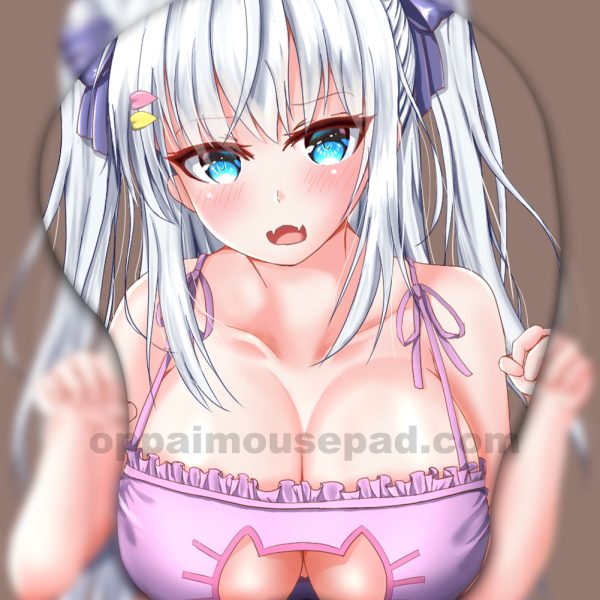 Shirayuki Mishiro Tapis de Souris Seins