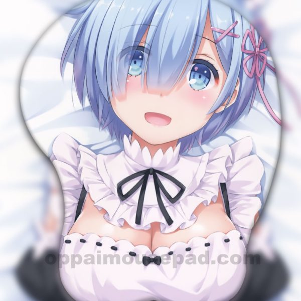 Re Zero Rem Tapis de Souris Seins Ver10