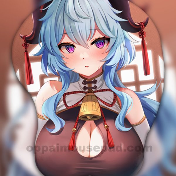 Ganyu Tapis de Souris 3D Gros Seins Ver1