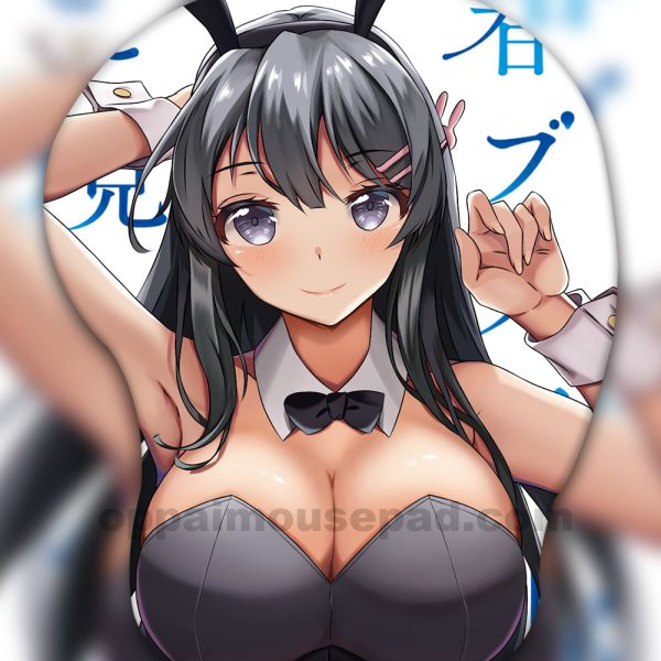 Mai Sakurajima Tapis de Souris Seins Ver1