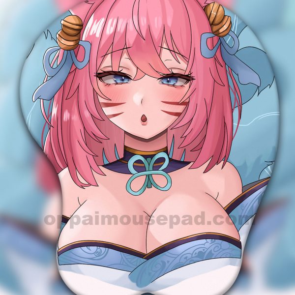 Ahri Tapis de Souris 3D Gros Seins Ver2