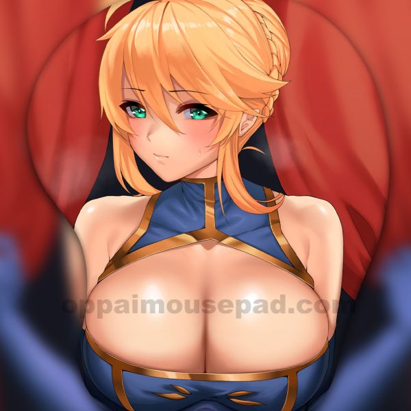 Artoria Pendragon Tapis de Souris 3D Gros Seins