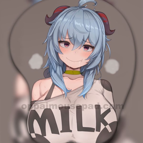 Ganyu Tapis de Souris 3D Gros Seins Ver2