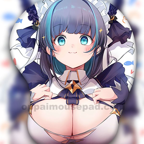 Cheshire Tapis de Souris 3D Gros Seins | Azur Lane