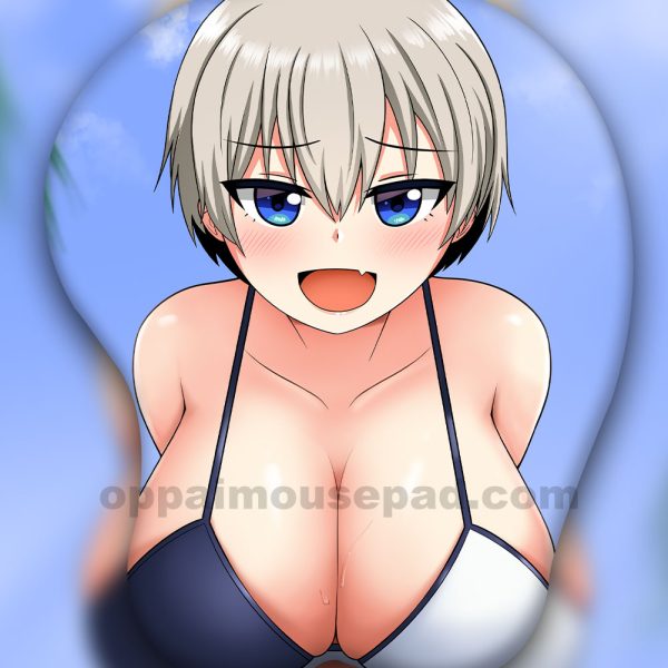 Hana Uzaki Tapis de Souris 3D Gros Seins