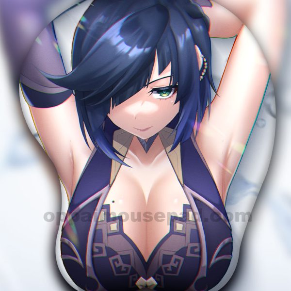 Yelan Tapis de Souris 3D Gros Seins | Genshin Impact