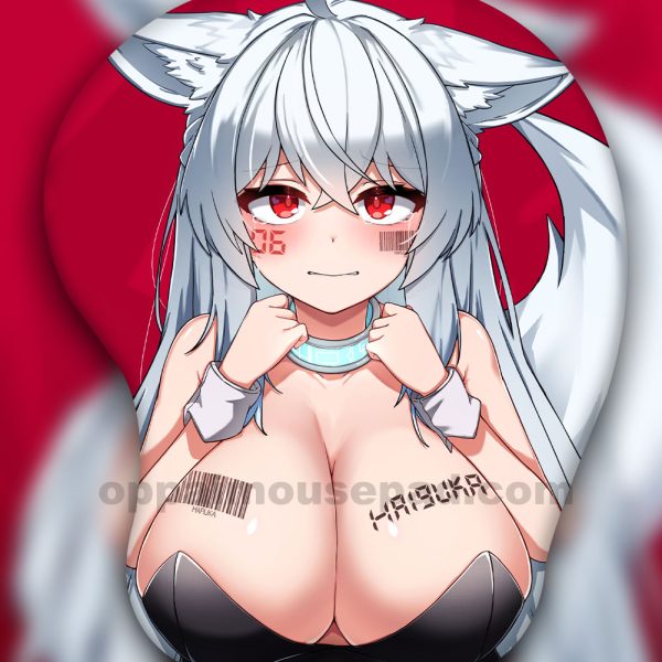 Fille de renard Tapis de Souris Seins Ver2