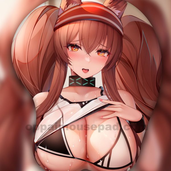 Angelina Arknights Tapis de Souris Seins