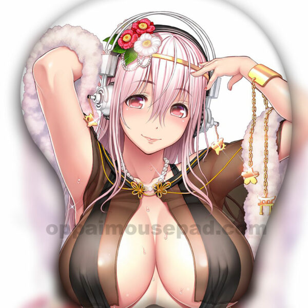 Super Sonico Tapis de Souris Seins Ver2
