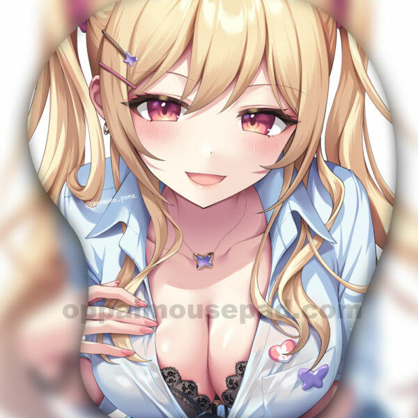 Fille animée 3d Tapis de Souris Anime