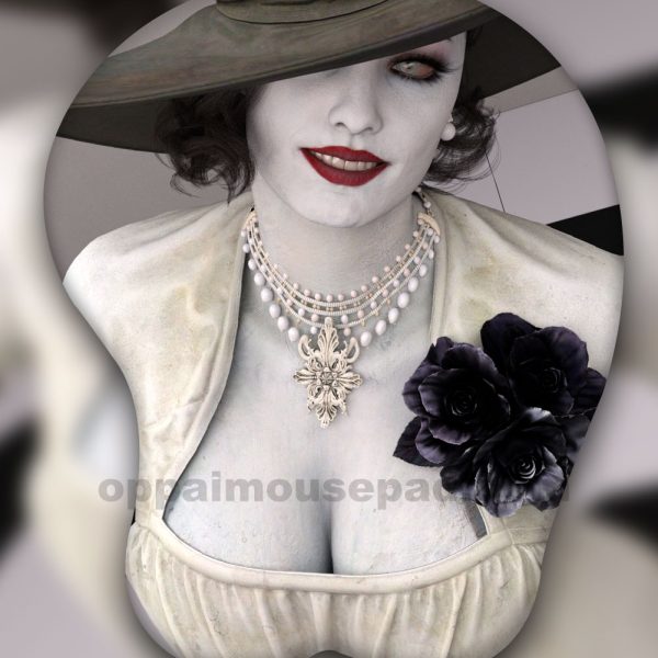 Lady Dimitrescu Tapis de Souris Seins Ver5