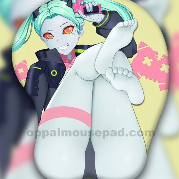Cyberpunk Edgerunners Rebecca Tapis de Souris Repose Poignet Anime