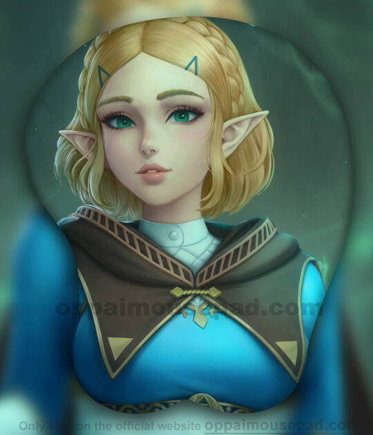Princess Zelda 3D Tapis de Souris Repose-poignets