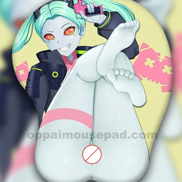 Cyberpunk Edgerunners Rebecca Tapis de Souris Anime 3D