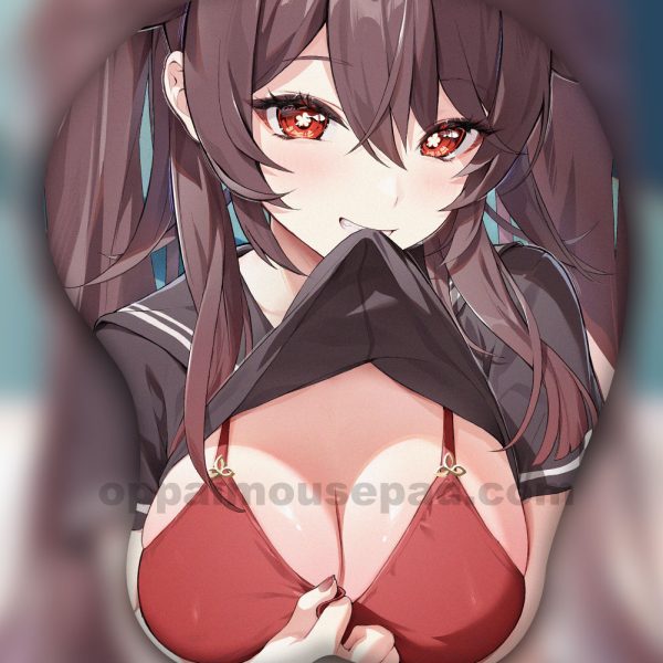Hu Tao Genshin Tapis de Souris 3D