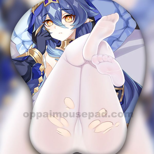 Layla Genshin Impact Tapis de Souris Fesses 3D