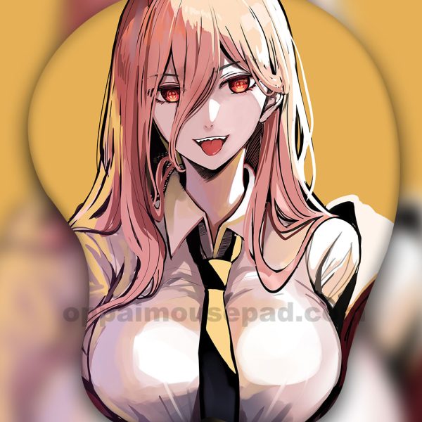 Power Chainsaw Man Tapis de Souris Anime 3D