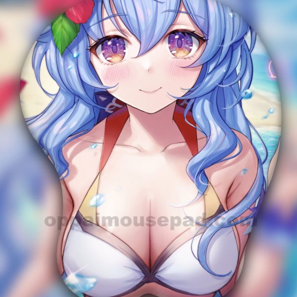 Ganyu Genshin Impact Tapis de Souris Repose Poignet