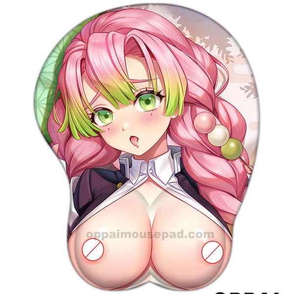 Demon Slayer Kimetsu no Yaiba Mitsuri Kanroji Seins Tapis de Souris Sexy