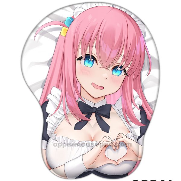 Hitori Gotoh Bocchi the Rock Anime 3D Tapis de Souris Oppai Repose Poignet