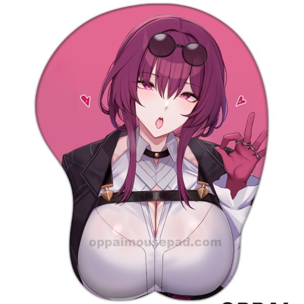 Kafka Honkai Star Rail 3D Tapis de Souris Oppai Repose Poignet