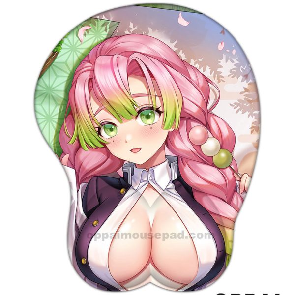 Mitsuri Kanroji Kimetsu no Yaiba Tapis de Souris Seins