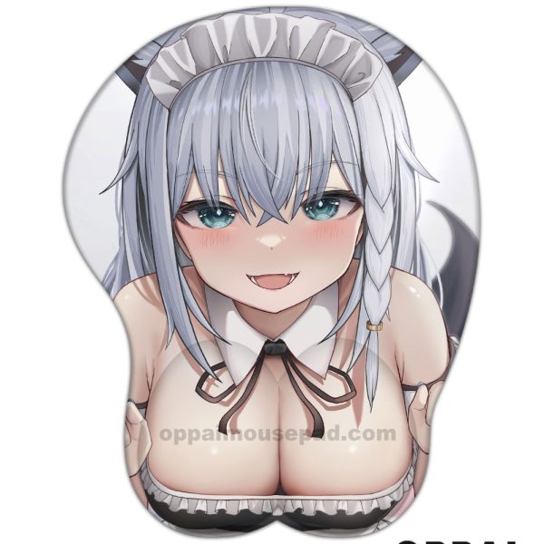 Shirakami Fubuki Hololive Tapis de Souris 3D