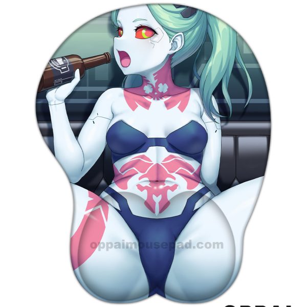 Cyberpunk Rebecca Tapis de Souris 3d Fesse