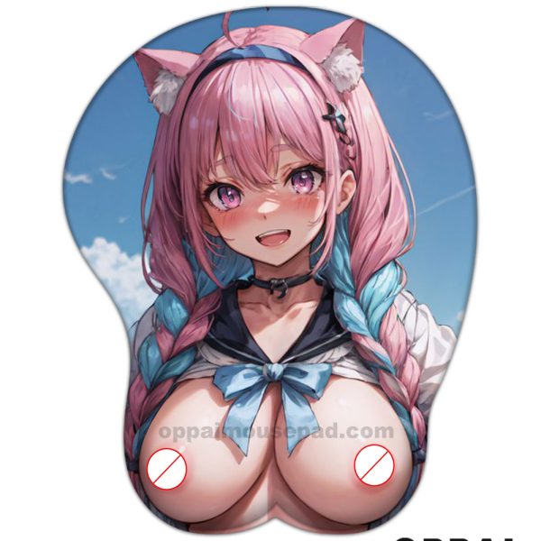 Minato Aqua Hololive Tapis de Souris Seins Titty