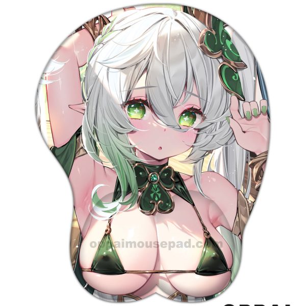 Nahida Genshin Impact Tapis de Souris Avec Seins