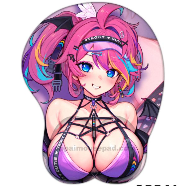 Techy Cutie Vtuber Tapis de Souris Waifu