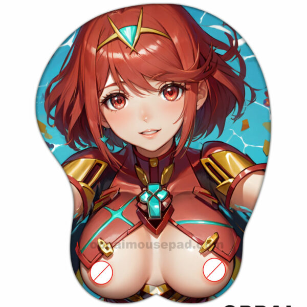 Xenoblade Pyra Seins Tapis de Souris Sexy