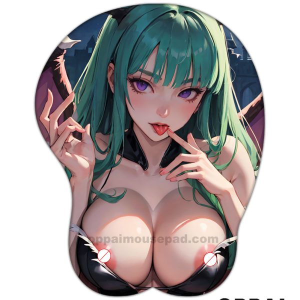 Morrigan Aensland Darkstalkers Tapis de Souris Boobs Titty