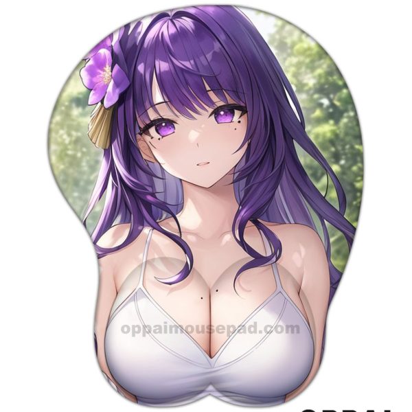 Raiden Shogun Genshin Impact Tapis de Souris Waifu